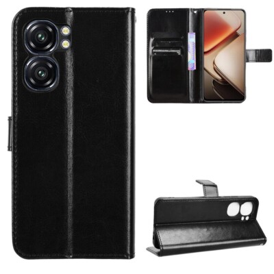 For Oukitel C58 Pro Phone Case Wallet Protective Case Leather Cover With Magnetic Closed CLake Blueit Card Slot Shockproof Protection Phone Case