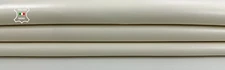 IVORY Soft Lambskin Sheep Lamb leather Bookbinding hides skins 5sqf 0.9mm #C3318