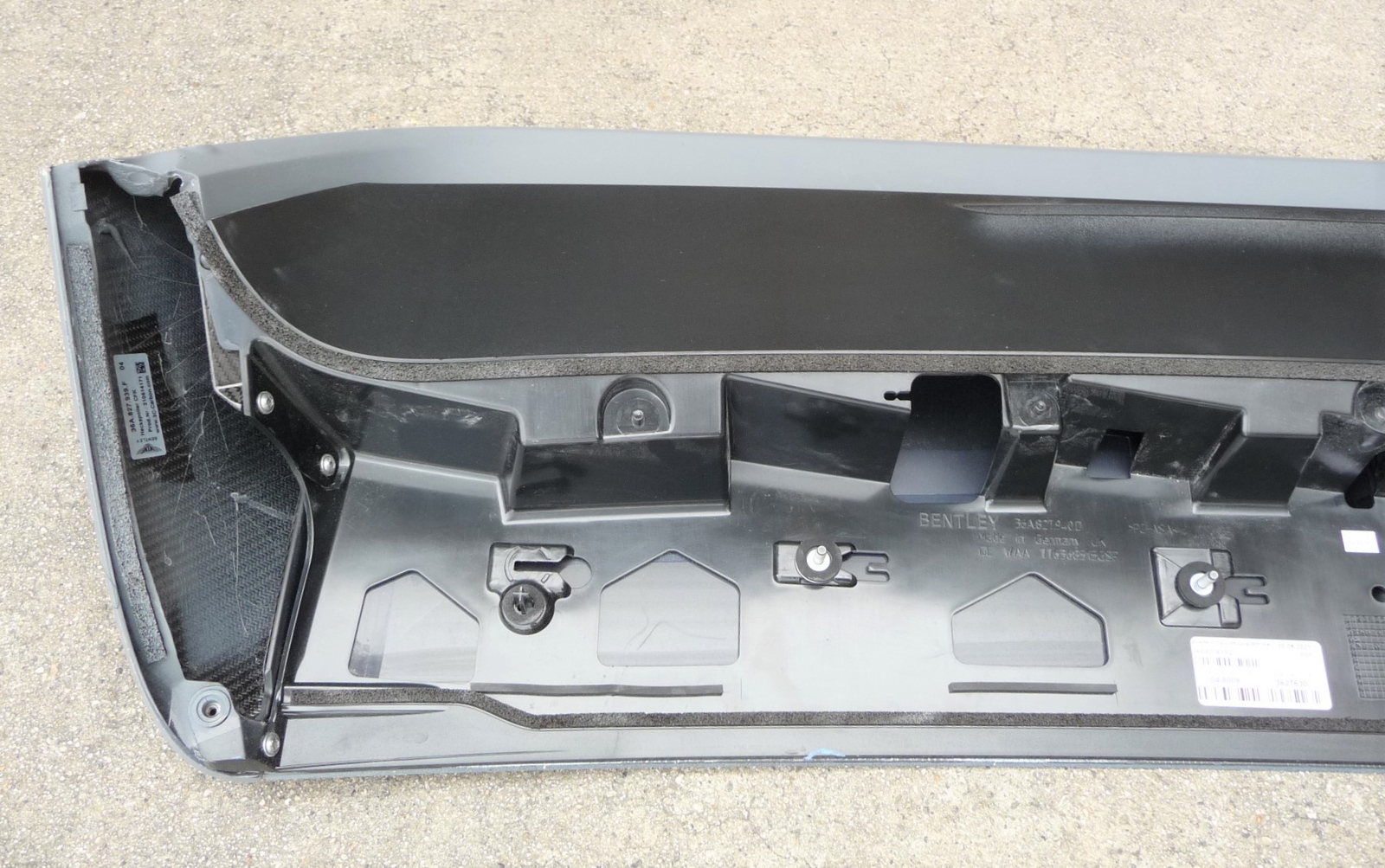 20-22 Bentley Bentayga Speed Rear Upper Wing skirt Tail Spoiler 36A827939F OEM