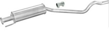 Auspuff Mitteltopf Mittelschalldämpfer für Opel Astra F Cabrio 1,4 Si 1,6 2,0