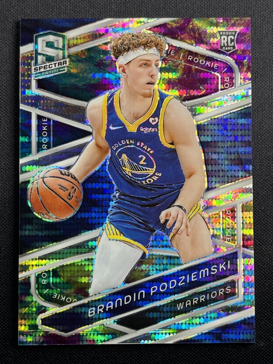 2023-24 Panini Spectra Brandin Podziemski #146 Celestial Prizm RC Rookie /125