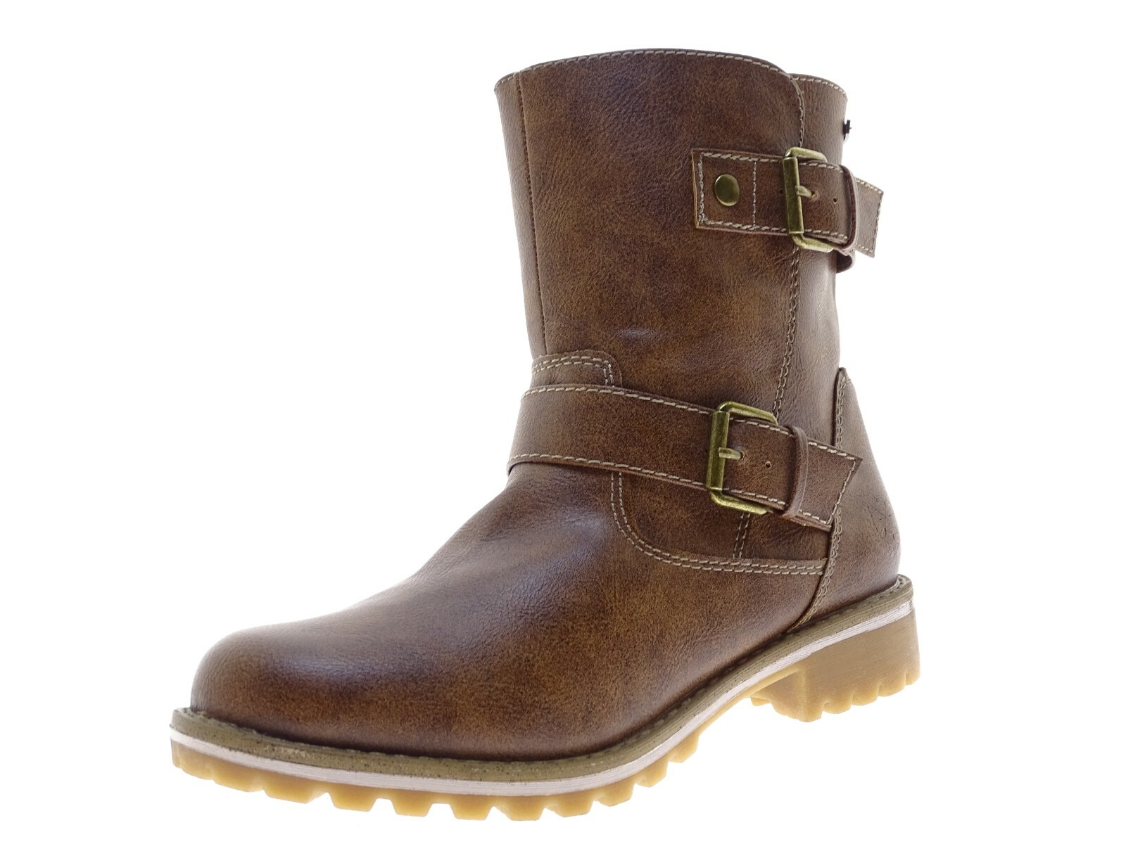 Теплые кожаные ботинки Jana Klain Damen Schuhe Stiefel Stiefelette Gr 38 Braun