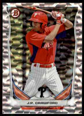 2018 Bowman Silver Ice J.P. Crawford Philadelphia Phillies