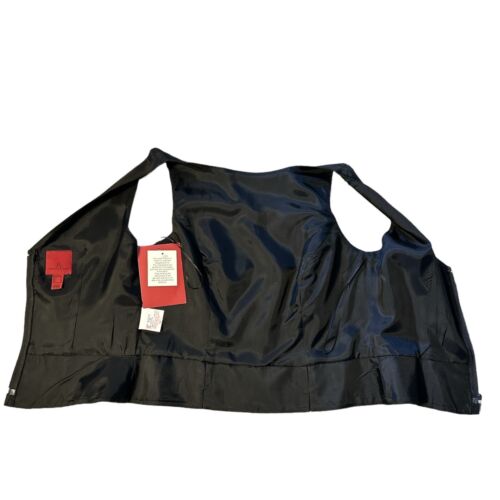 NWT JS COLLECTIONS BLACK TAFFETA LINED SHELL SIZE 10 SMRP $78 - Picture 3 of 10