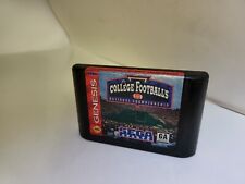 College Football's National Championship game Sega Genesis Cleaned/Tested #A20