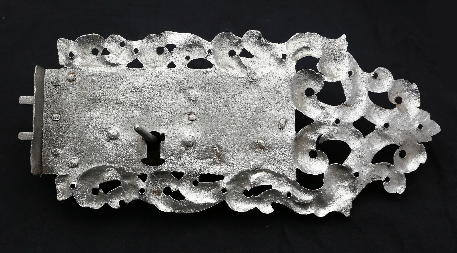 original antikes Schrankschloss Möbelschloss Barock Eisen ohne