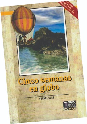 LIBRO ''CINCO SEMANAS EN GLOBO'', DE JULIO VERNE, ED. ÉXODO, EN ESPAÑOL