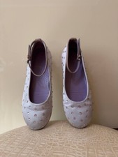 Gucci Girls Beautiful Rhinestone Ballet Shoes 32 US 1