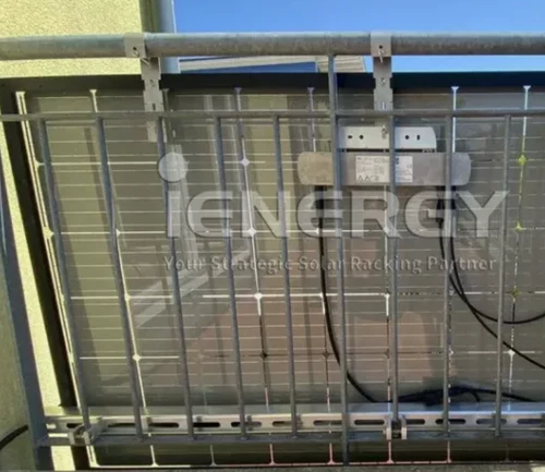 Photovoltaik Balkonkraftwerk Halterung Befestigung Balkon Haken Geländer  4Stück