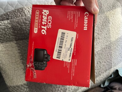 canon eos rebel t6 for sale never used need to get rid of it ASAP