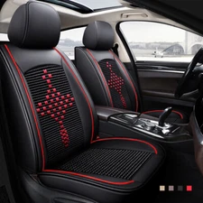 Ice Silk PU Leather Car Seat Cover Protector For GMC Full Set/Front Cushion Auto