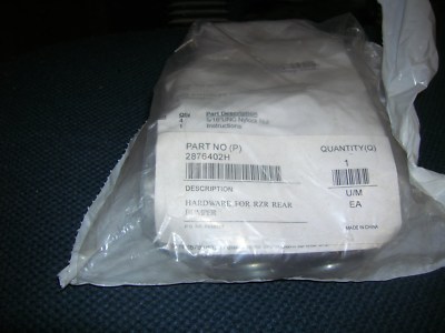 POLARIS HARDWARE FOR RZR REAR BUMPER PART #2876402H | eBay