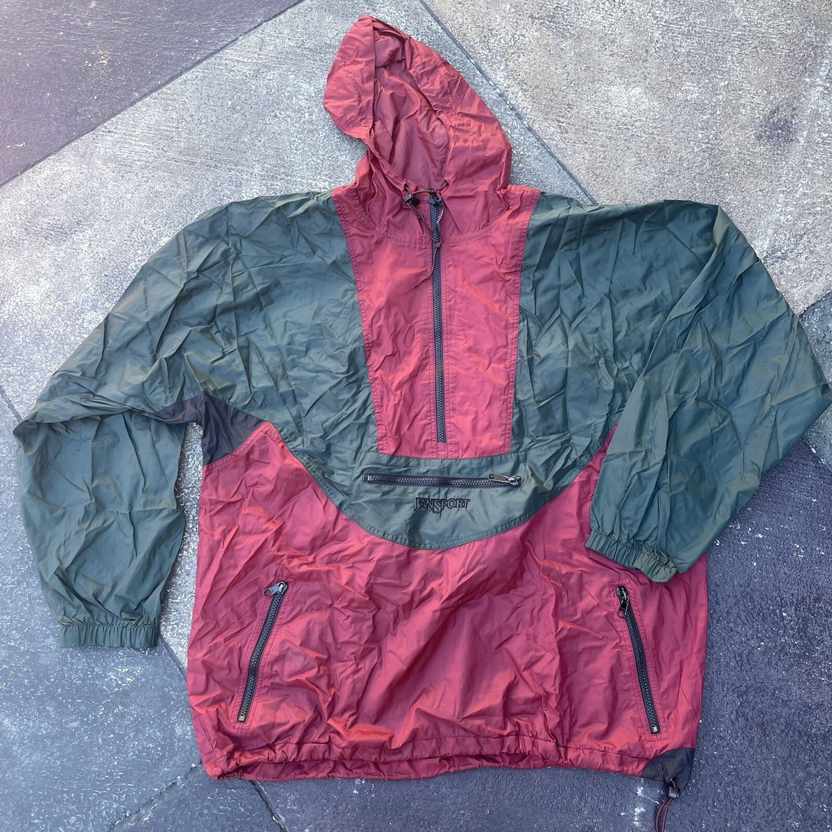 Vintage 90s JanSport Windbreaker Fanny Pack Convertible Vintage 90s JanSport Windbreaker Fanny Pack Convertible