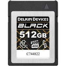 New Delkin Devices 512GB BLACK CFexpress Type B 4.0 Memory Card 47572