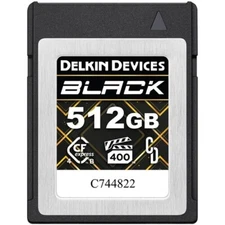 New Delkin Devices 512GB BLACK CFexpress Type B 4.0 Memory Card #47572