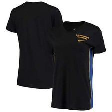  AV0068-010 Womens Nike NBA Golden State Warriors Heavyweight DNA V-Neck T-Shir