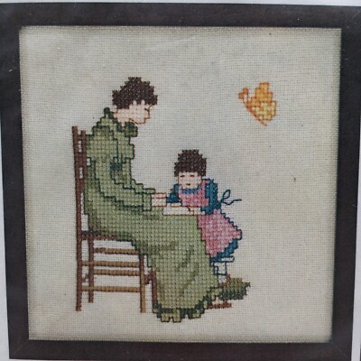 Lanarte Counted Cross Stitch Kit Made in Holland Mother Daughter Vintage