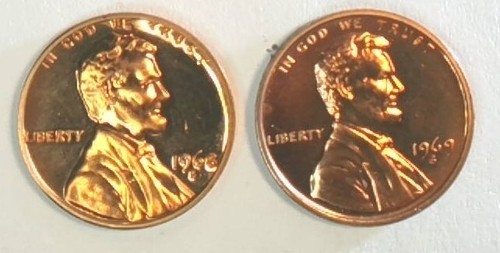 1960-1969 S Lincoln Memorial Cent Gem Proof & SMS Coin Run 10 Pc. Set - Picture 3 of 6