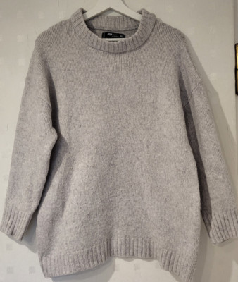grauer Pullover, Gr. S, Fishbone