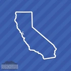 California CA State Outline Vinyl Decal Sticker
