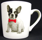 New ListingFrench Bulldog Coffee Mug Dog Wearing Red Bowtie Made in Japan Woof Woof