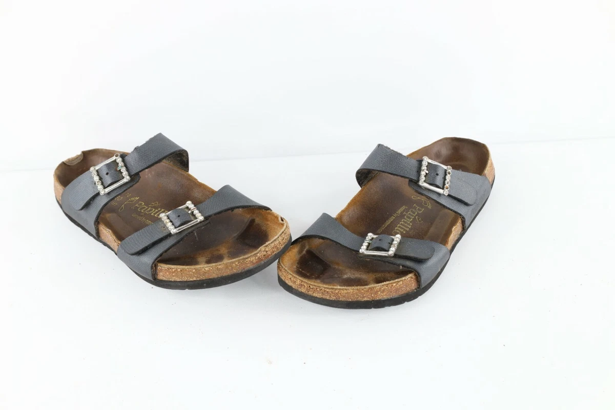 Vintage Papillio Birkenstock Womens 9 Distressed Jewel Buckle