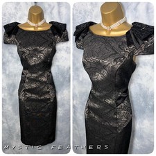 New PER UNA M&S Occasion Dress Size 10 Jacquard Mother Of Bride Evening Party
