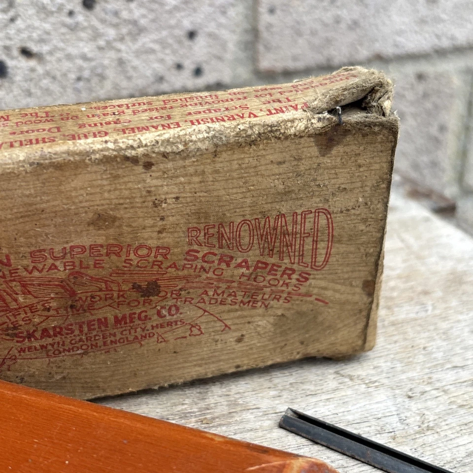 Vintage Skarsten No 62 Hook Scraper With Original Box Very Rare - Image 3 of 4