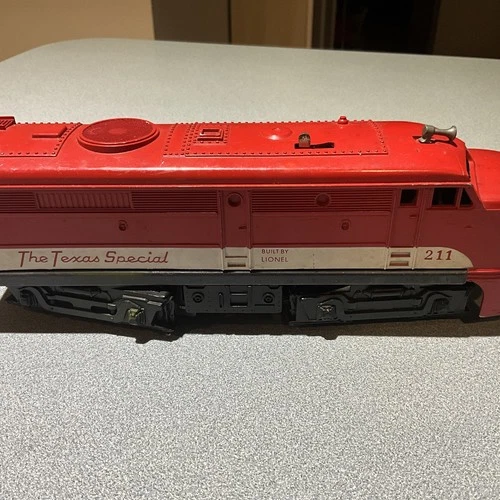 locomotive train LIONEL 211 TEXAS SPECIAL FOR PARTS UNTESTED UNKNOWN CONDITION