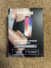 FAMIRY SPORTS RUNNING ARMBAND PHONES 360 Rotation Exercise Health Resolution