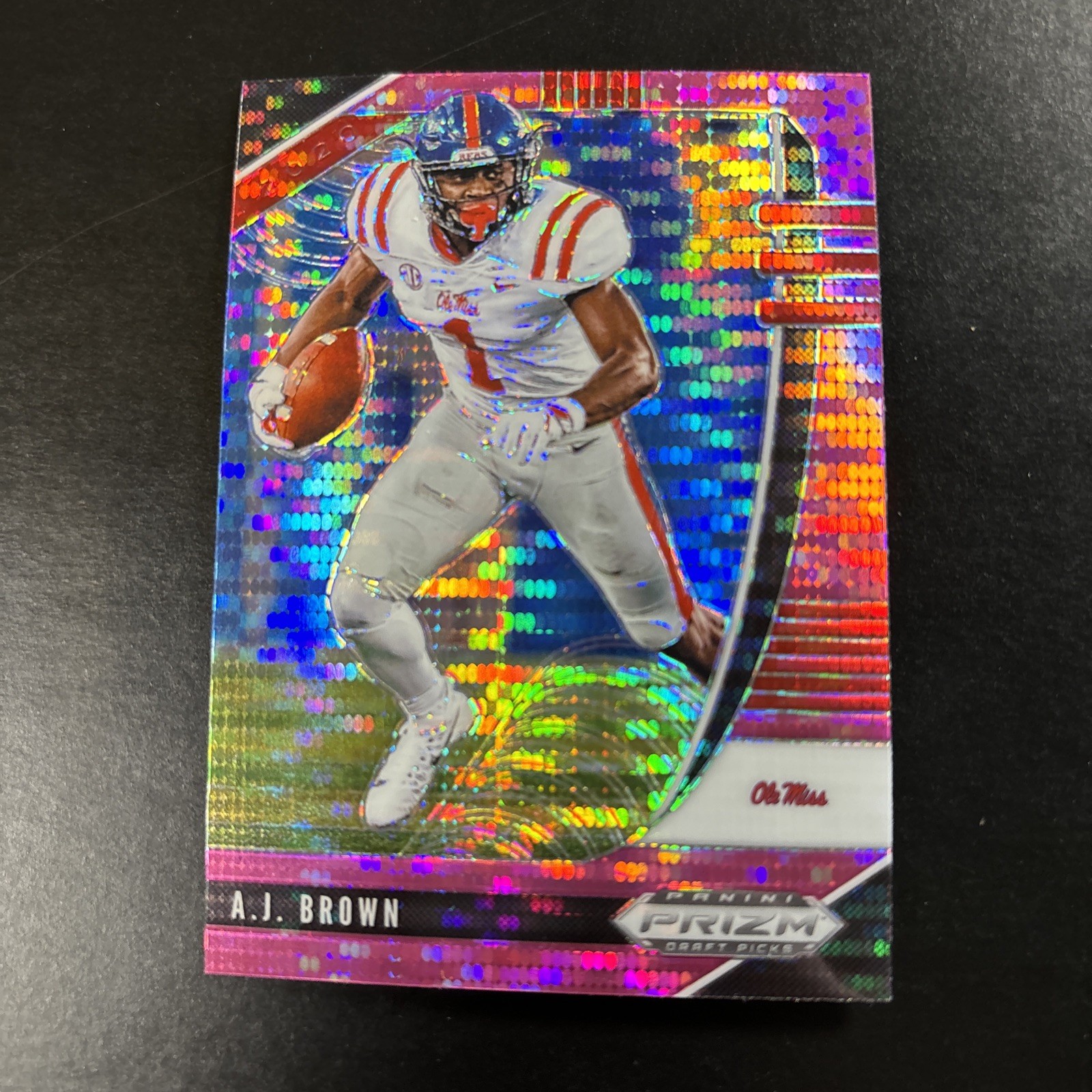 2020 Panini Prizm Draft Picks - A.J. Brown #1 Pink Pulsar Prizm