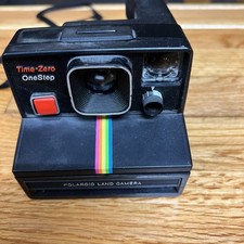 Polaroid Land Camera Time Zero One Step Vintage Camera Black