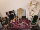 LARGE LOT OF VINTAGE COSTUME JEWELRY