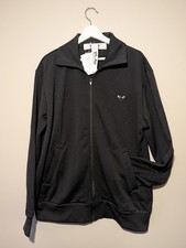 Comme Des Garçons PlayZip-Up Heart Track Jacket Black  - XXL