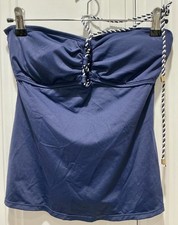 Lauren Ralph Lauren Beach Club Solids Laced Tankini Top Lauren Navy 8