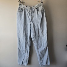 LA Blues Jeans 90s Mom Jean High Rise Straight Leg Light Wash Denim 12