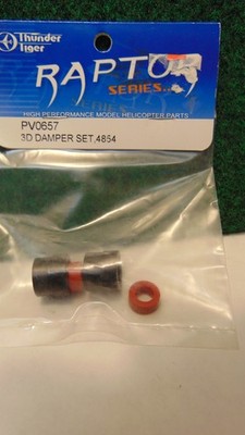 Thunder Tiger PV0657 Raptor 50 3-D Damper Set NIB