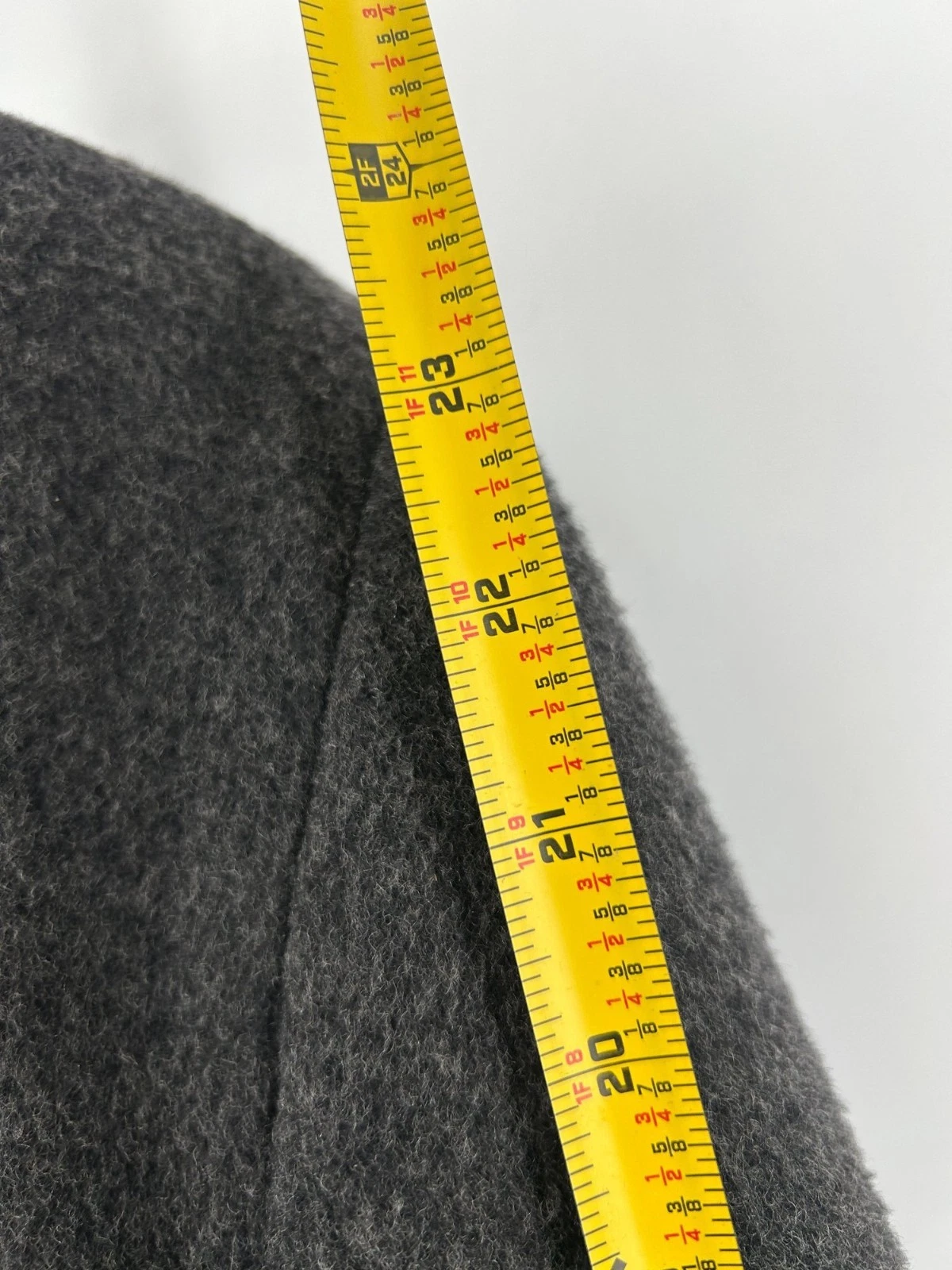 Vintage Adams Row Gray Wool Overcoat Made in Yugoslavia Men's Coat Jacket - product detail image 6