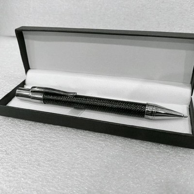 Original TAG Heuer Ballpoint Pen Braided Black Carbon Luxury Writing VP534