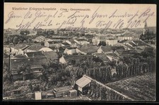 Old postcard Cirey, overview of the village on the western battlefield