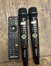 Diamond Magic Sing ET19KV Wireless Karaoke Remote /Replacement Mics Turns On