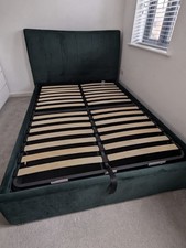 Bensons For Beds Double Ottoman - Green - Bella RRP £750