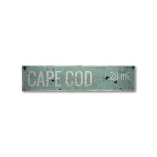Beach Location Mileage, Custom Miles To - Rustic Distressed Wood Sign