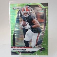 2024 Panini Prizm Bijan Robinson Neon Green Pulsar #11 Falcons