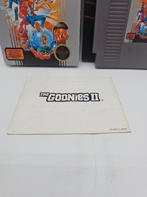 NES The Goonies 2 CIB Complete Nice Box!! Great Condition!!