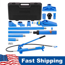 4 10 12 Ton Porta Power Hydraulic Jack Kit Auto Body Frame Repair For Car Repair