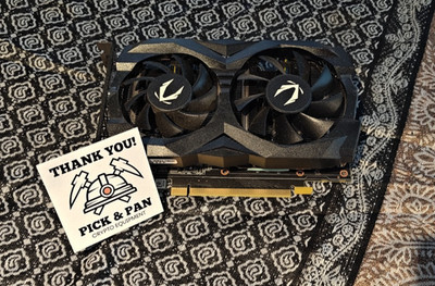 USED + TESTED ZOTAC GeForce GTX 1660 Super 6GB GDDR6 Gaming GPU ZT-T16620F-10L