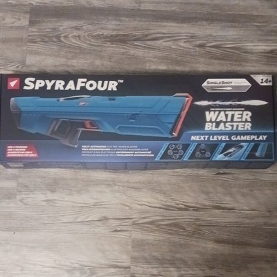Spyra4 Four Spyra Water Gun Blaster, Blue