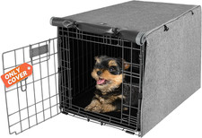 Dog Crate Cover Waterproof Kennel Cover, 24 in Grey