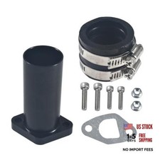 Intake Pipe With Adapter Manifold For 196cc 212cc Gx200 Ct200 Black Intake Pipe With Adapter Manifold For 196cc 212cc Gx200 Ct200 Black
